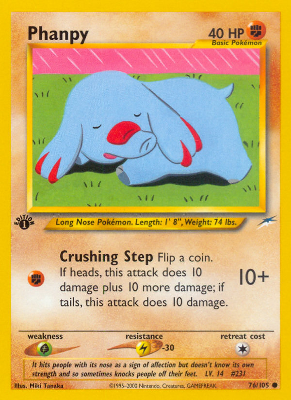 Phanpy — illustrated card