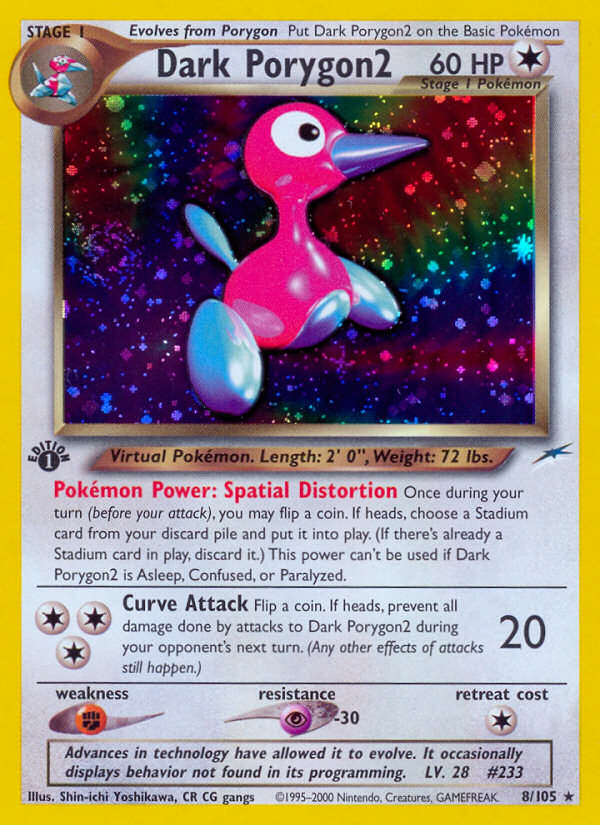 Dark Porygon2 — illustrated card