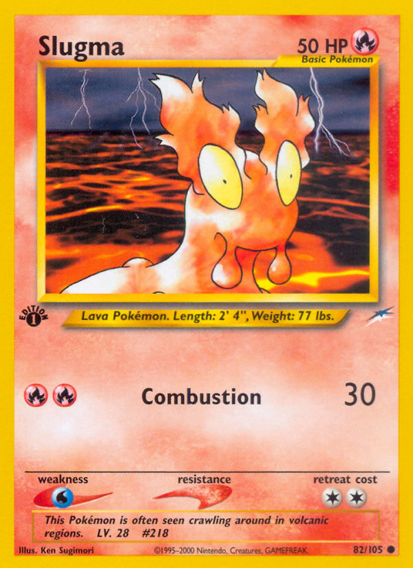 Slugma — illustrated card