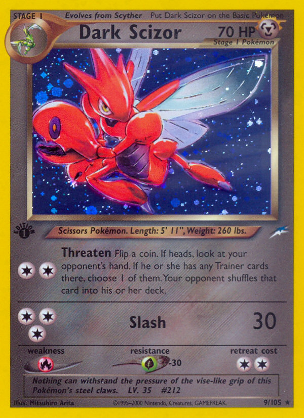 Dark Scizor — illustrated card