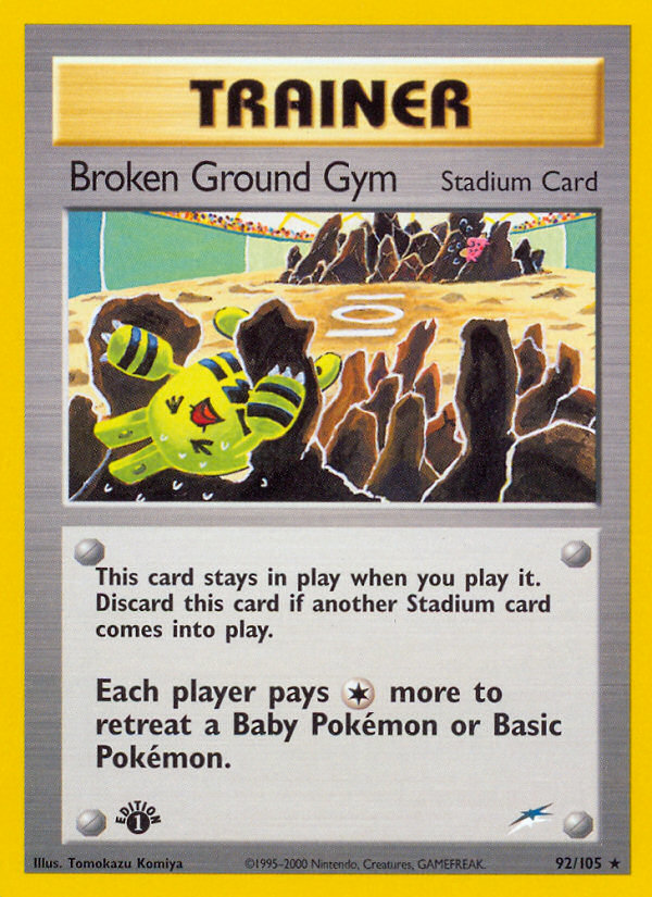 Broken Ground Gym — illustrated card