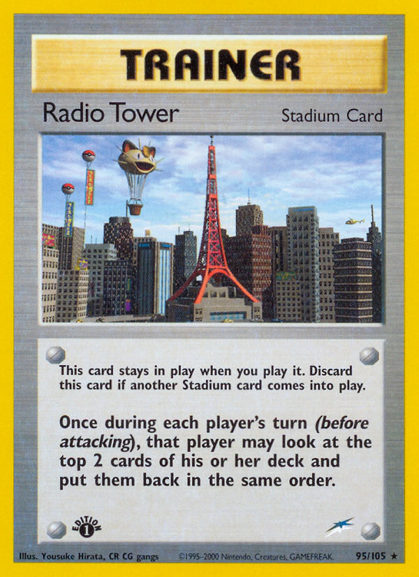 Radio Tower — illustrated card