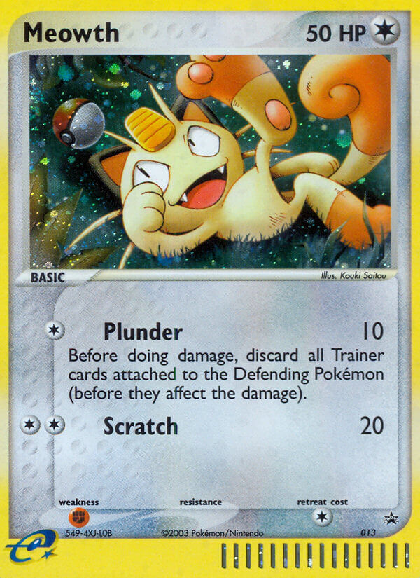 Meowth — illustrated card