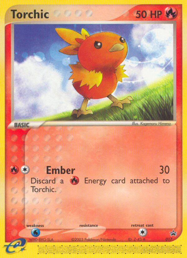 Torchic — illustrated card