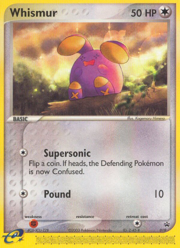 Whismur — illustrated card
