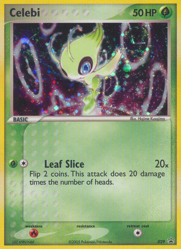 Celebi — illustrated card