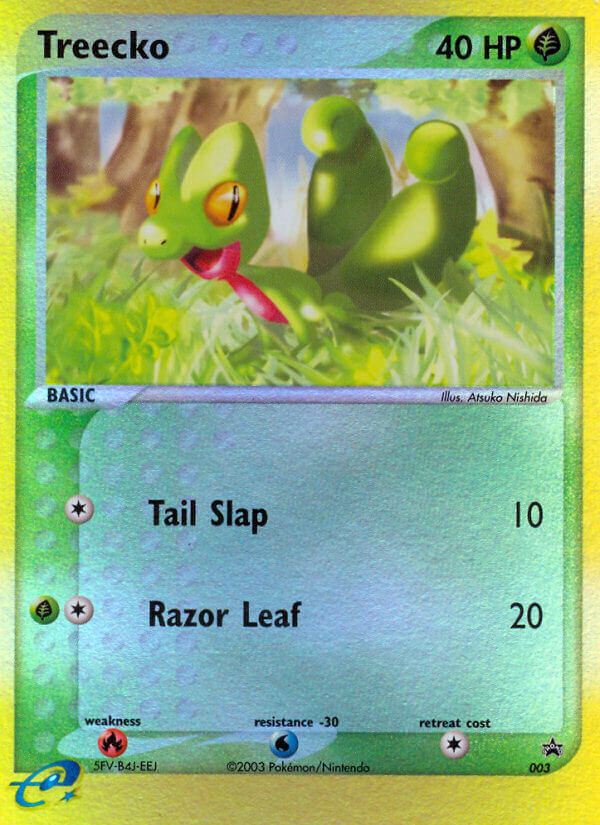 Treecko — illustrated card