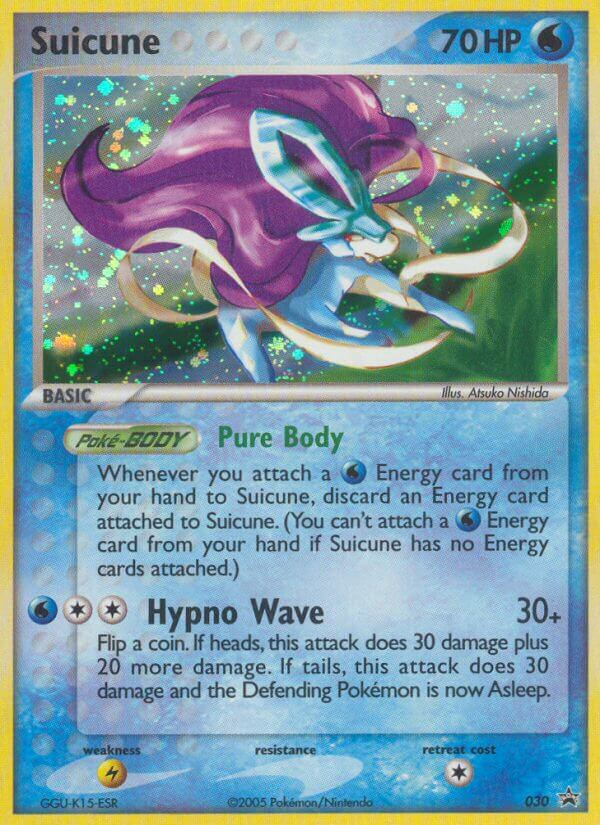 Suicune — illustrated card