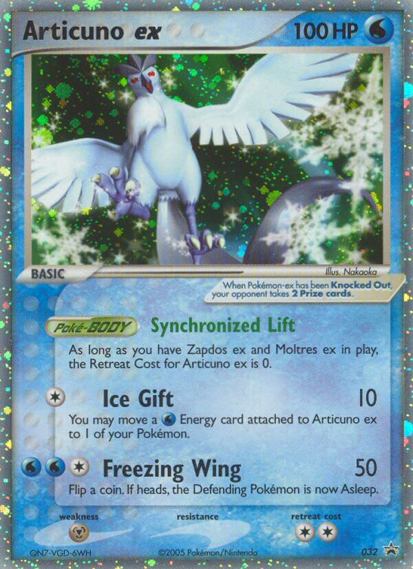 Articuno ex — illustrated card