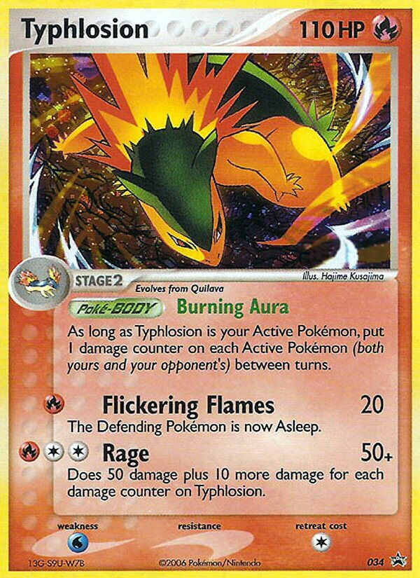 Typhlosion — illustrated card