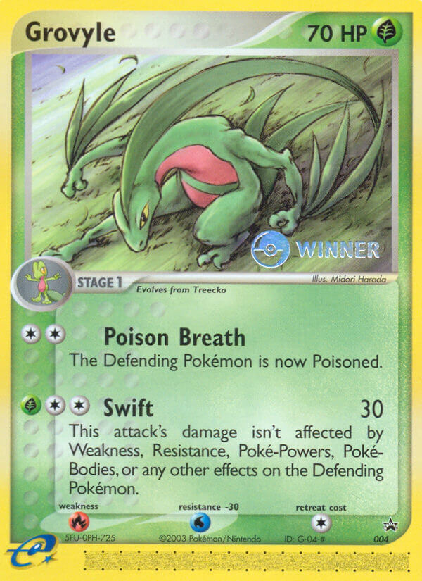 Grovyle — illustrated card