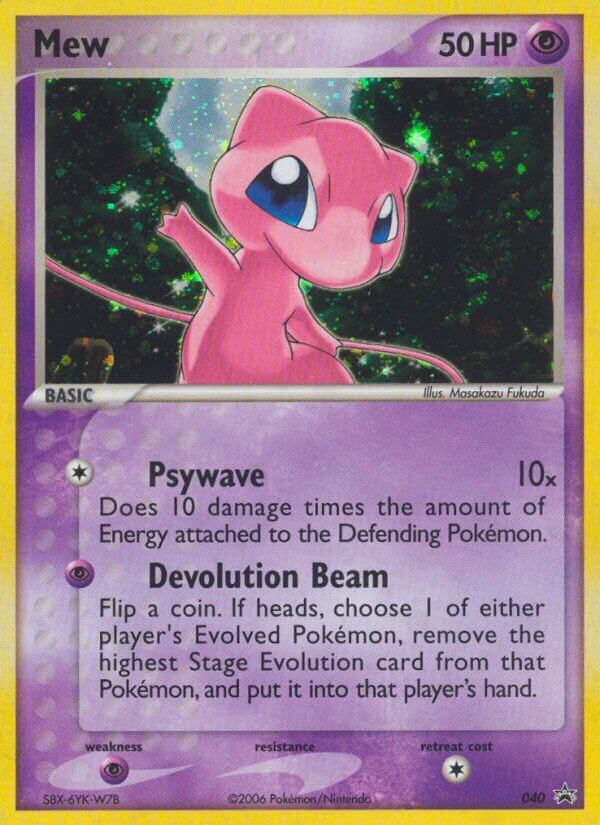 Mew — illustrated card