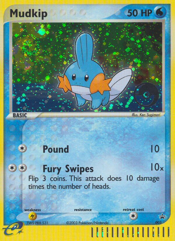 Mudkip — illustrated card
