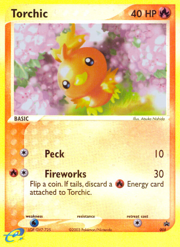 Torchic — illustrated card