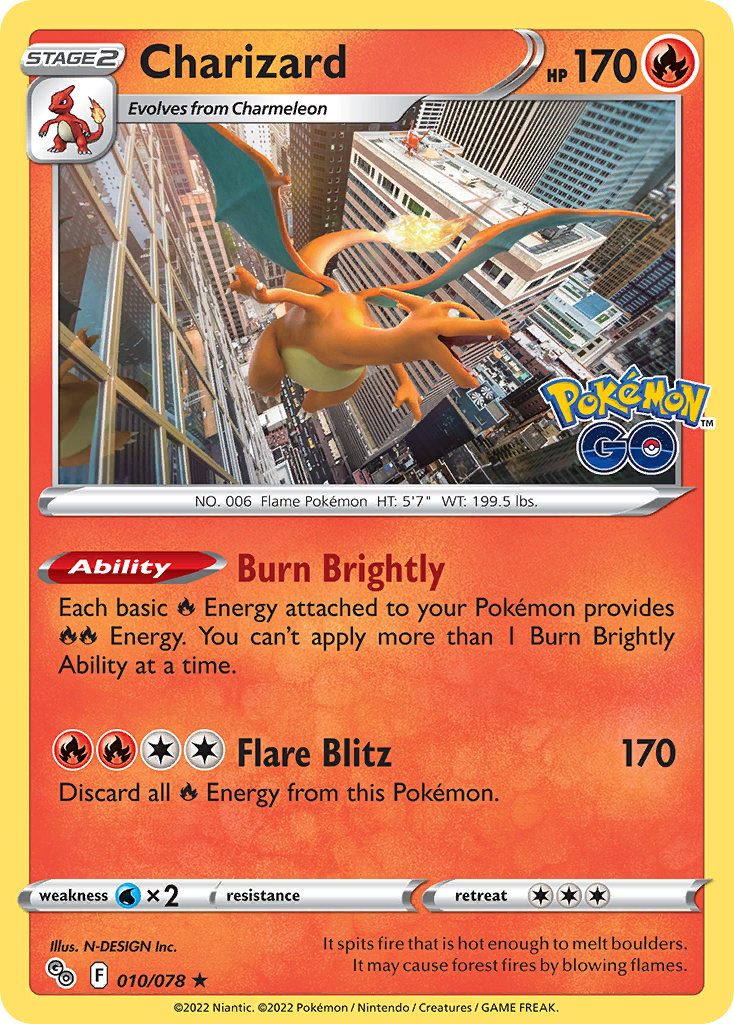 Charizard — illustrated card