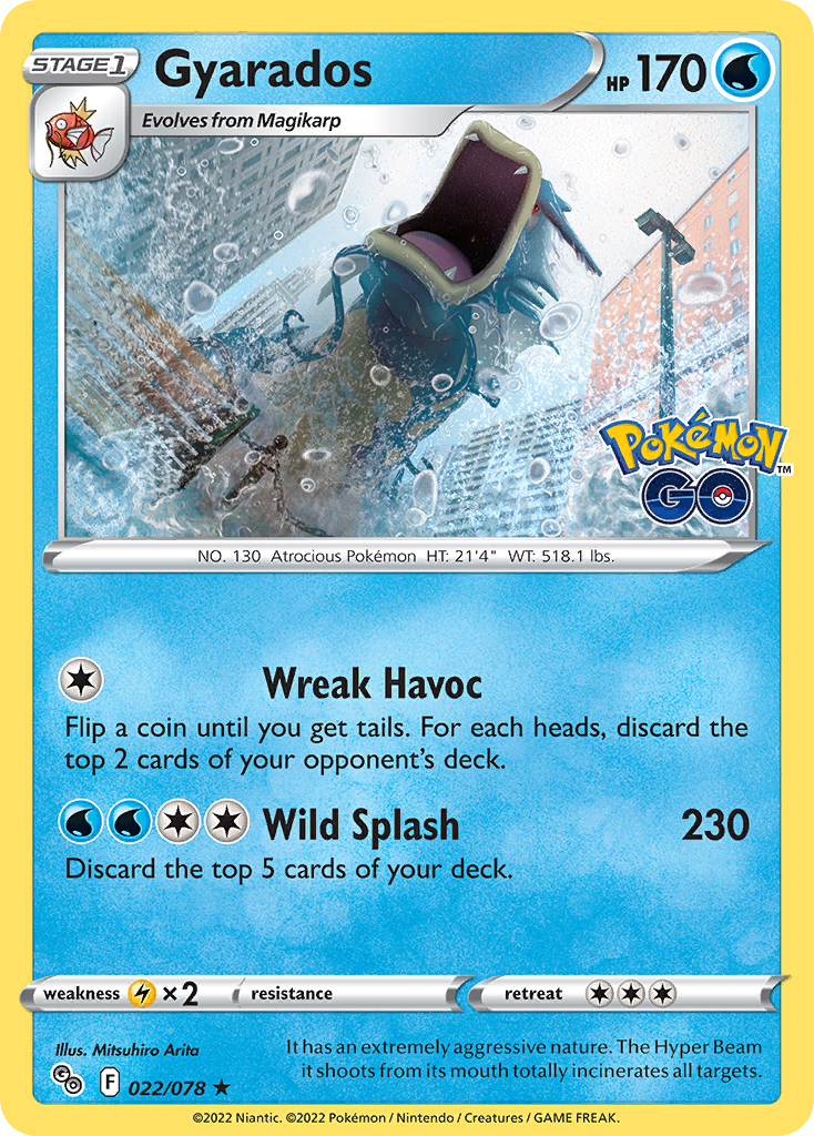 Gyarados — illustrated card
