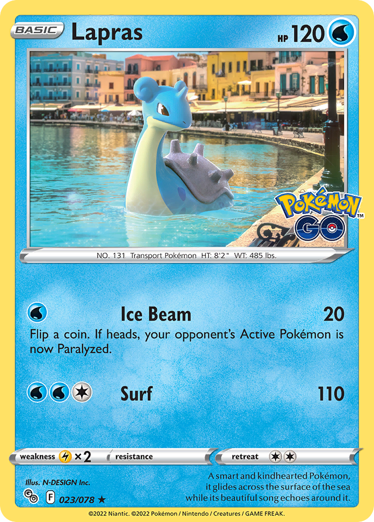 Lapras — illustrated card