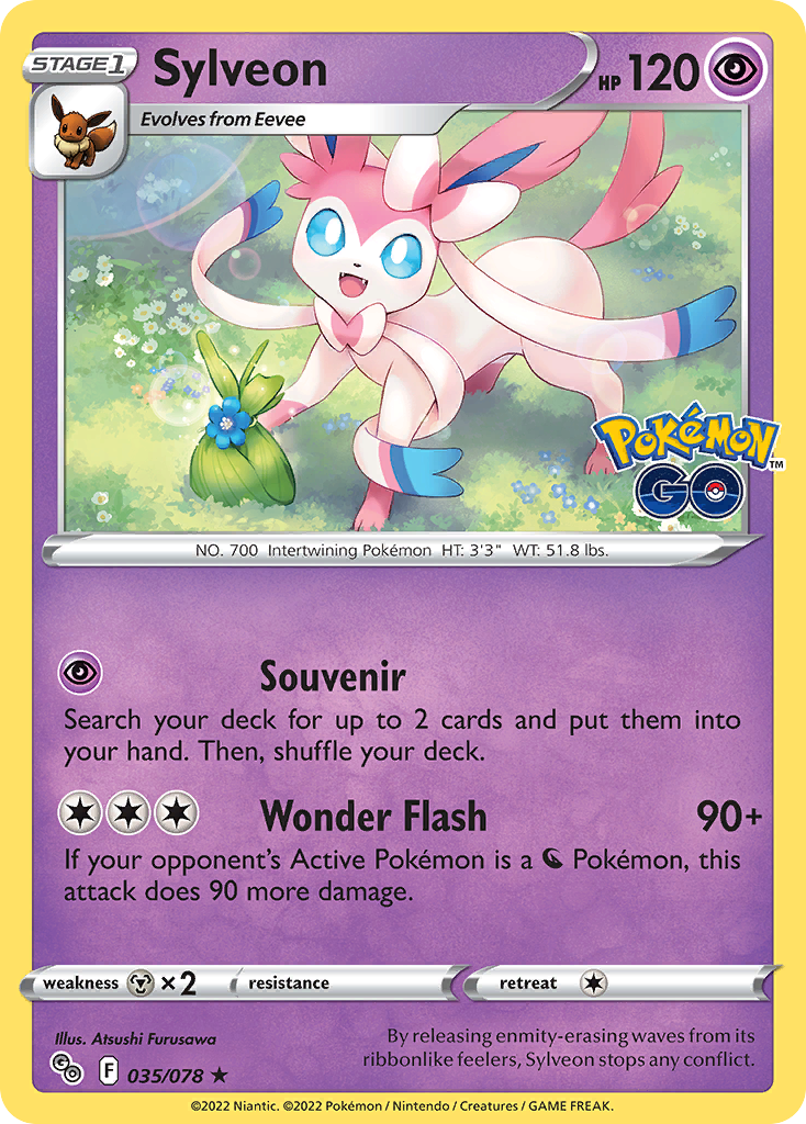 Sylveon — illustrated card