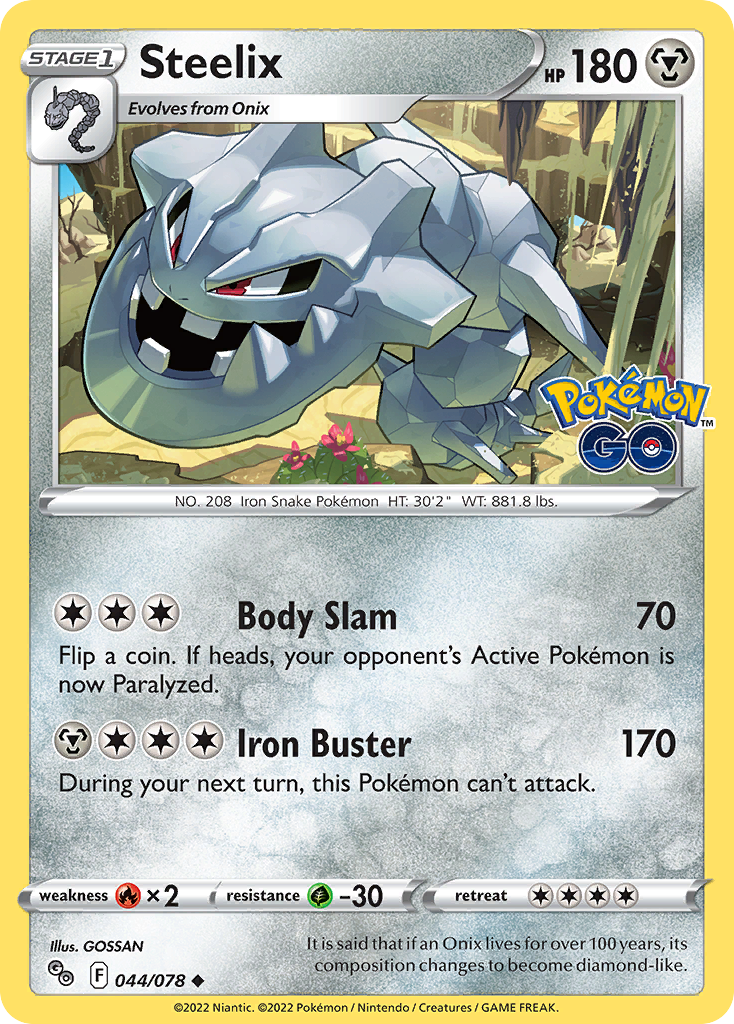 Steelix — illustrated card