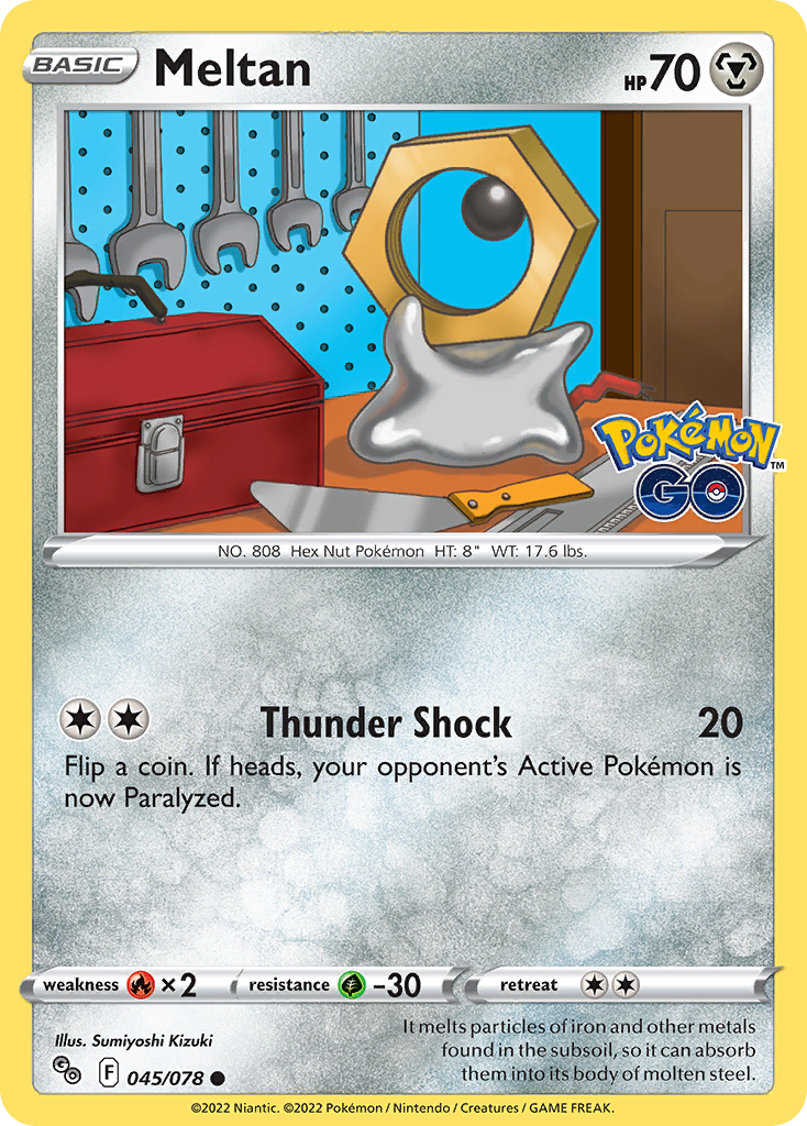 Meltan — illustrated card