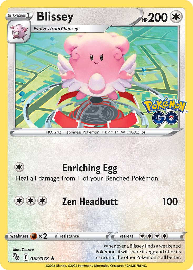 Blissey — illustrated card
