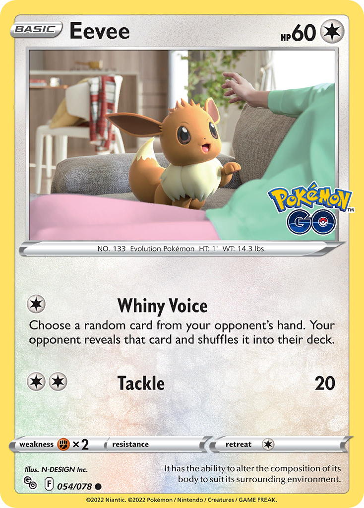 Eevee — illustrated card