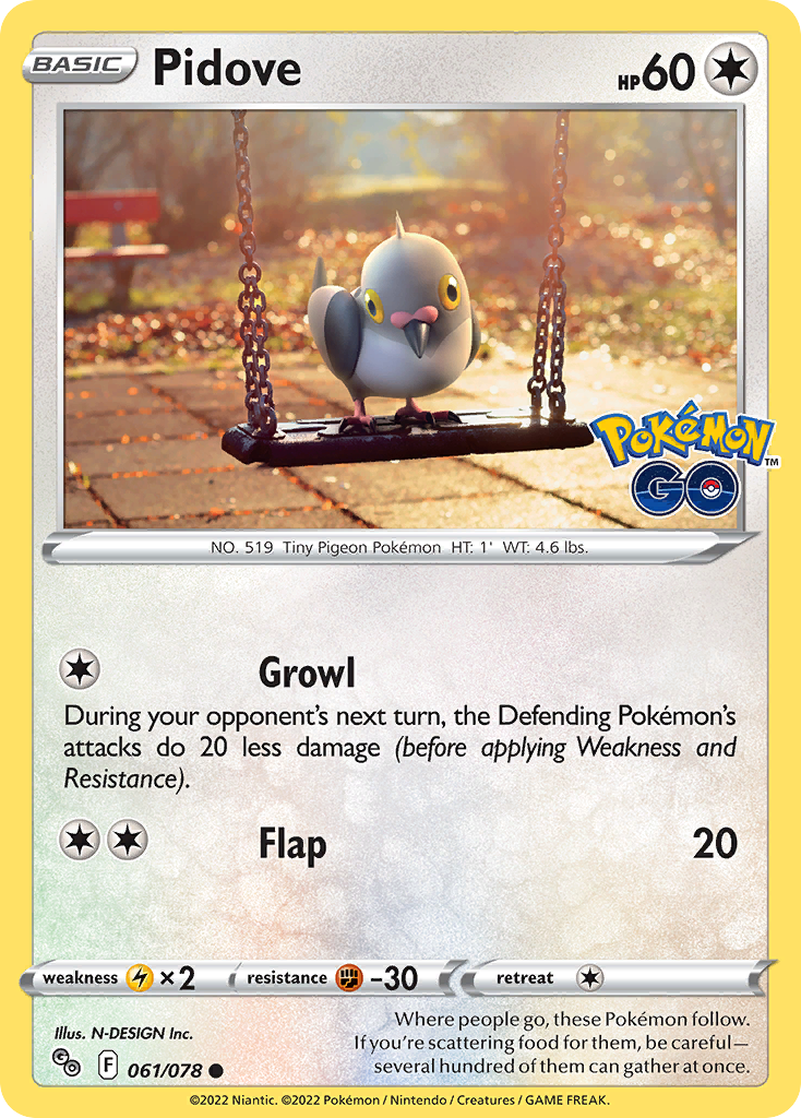 Pidove — illustrated card