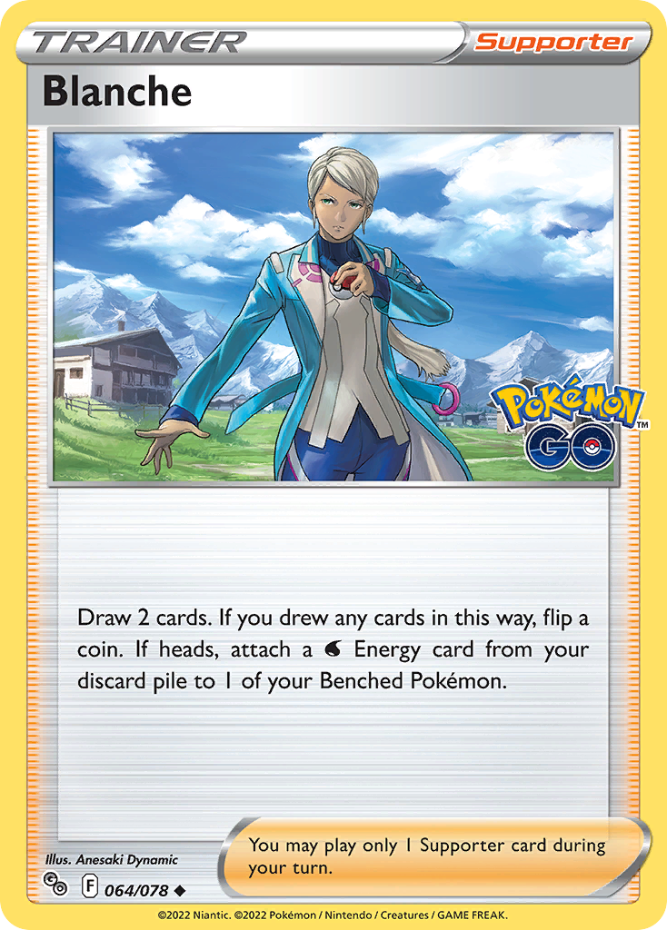 Blanche — illustrated card