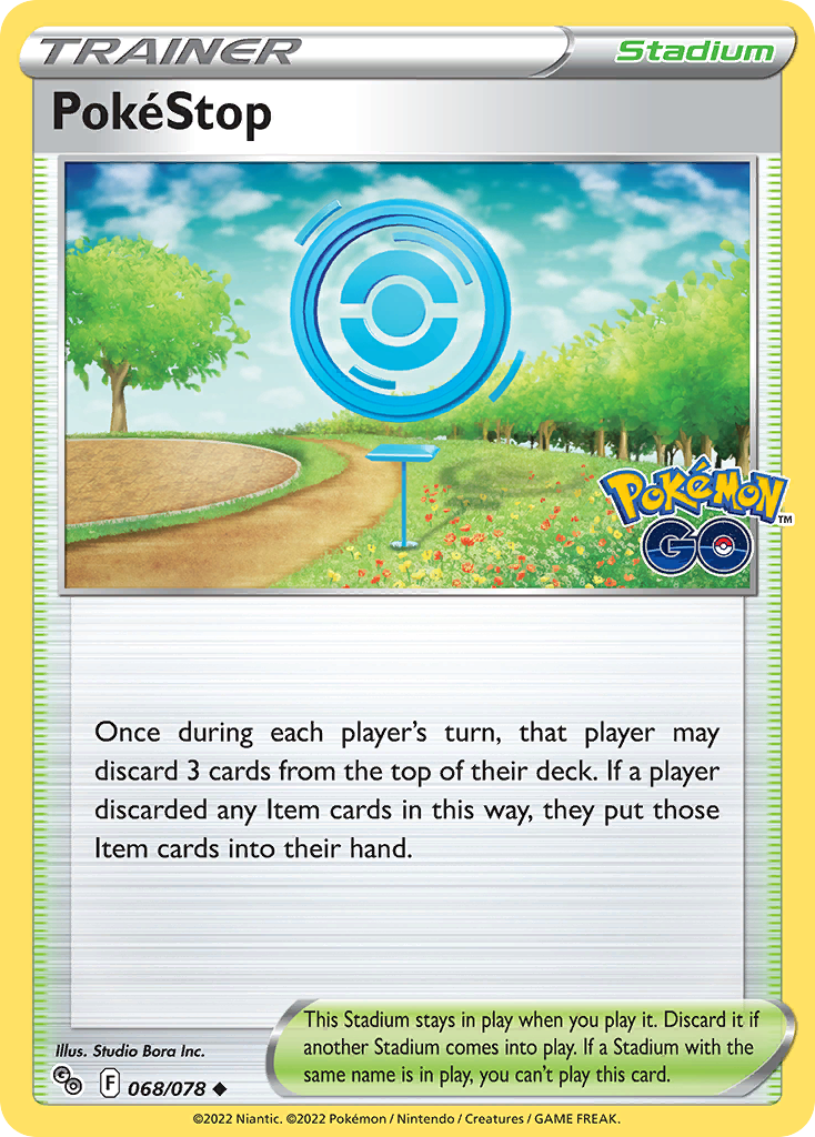 PokéStop — illustrated card
