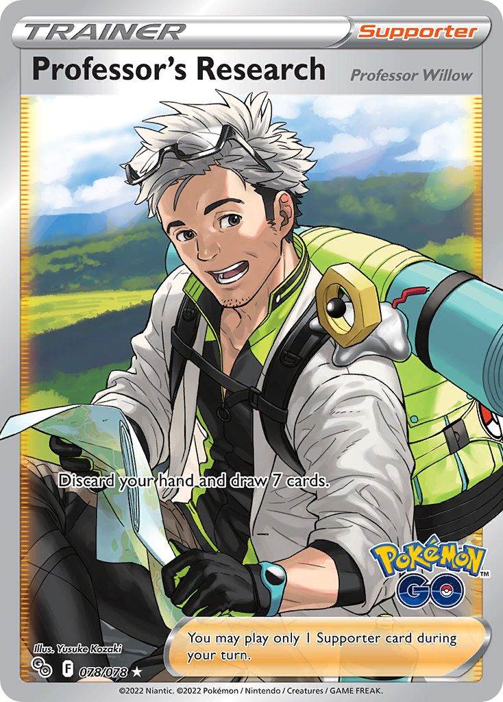 Professor's Research — illustrated card