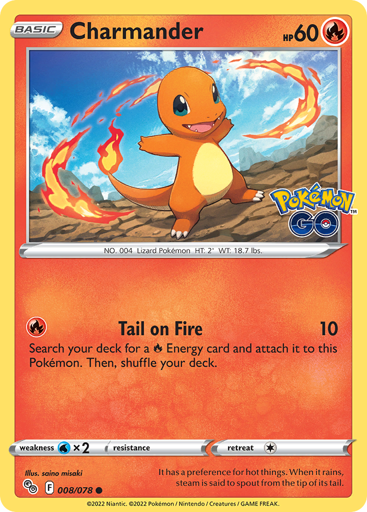 Charmander — illustrated card