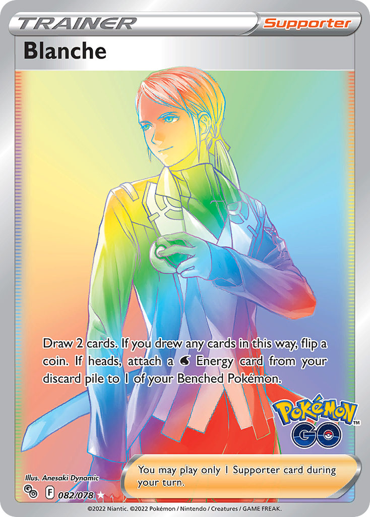 Blanche — illustrated card