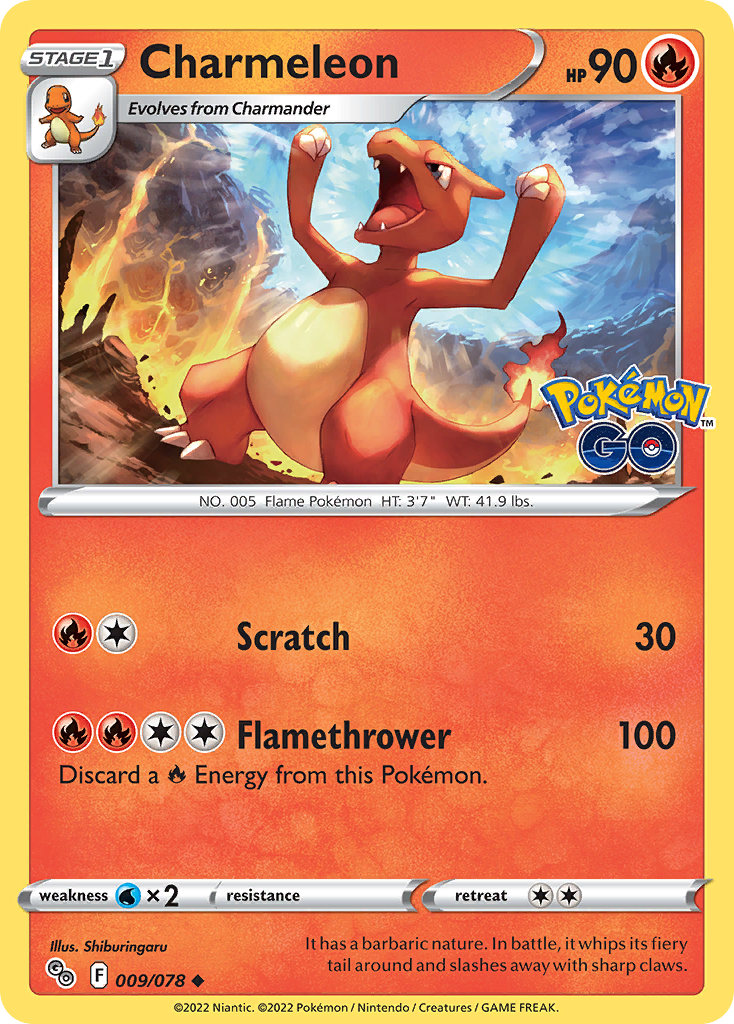 Charmeleon — illustrated card
