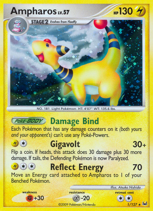Ampharos — illustrated card