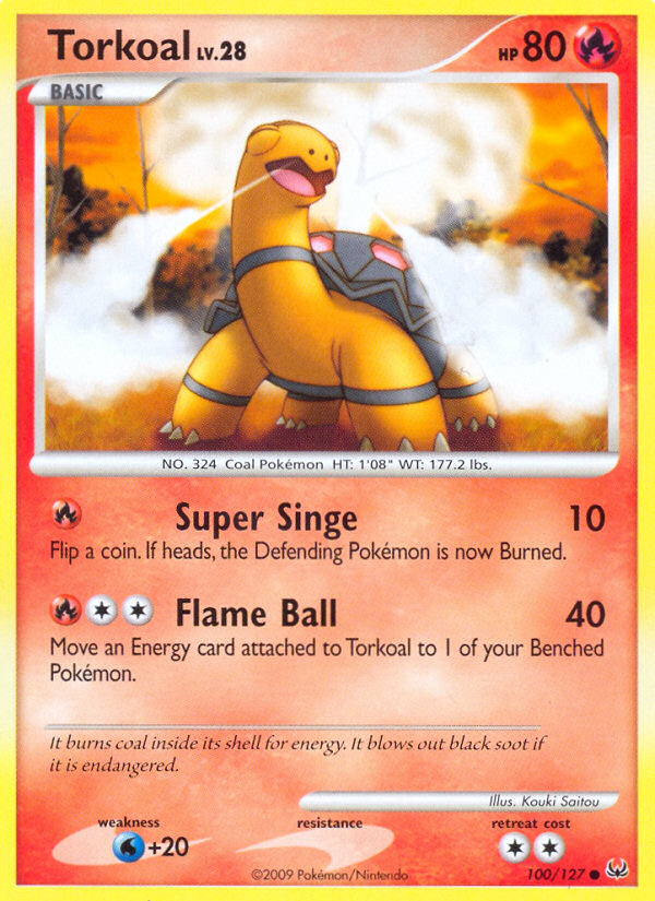 Torkoal — illustrated card