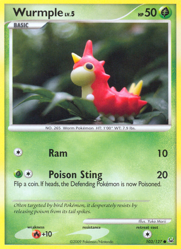 Wurmple — illustrated card