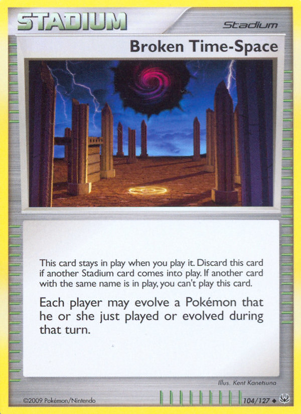 Broken Time-Space — illustrated card