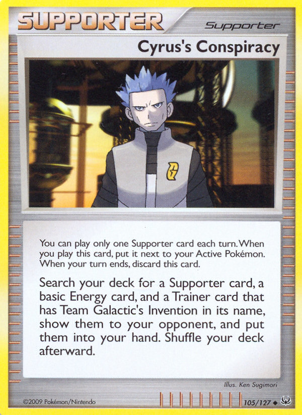 Cyrus's Conspiracy — illustrated card