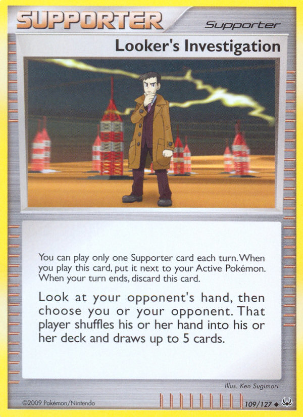 Looker's Investigation — illustrated card