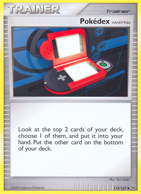 Pokédex HANDY910is — illustrated card