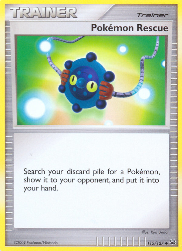 Pokémon Rescue — illustrated card