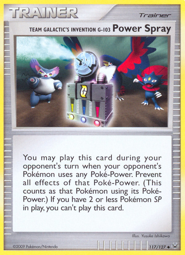 Team Galactic's Invention G-103 Power Spray — illustrated card