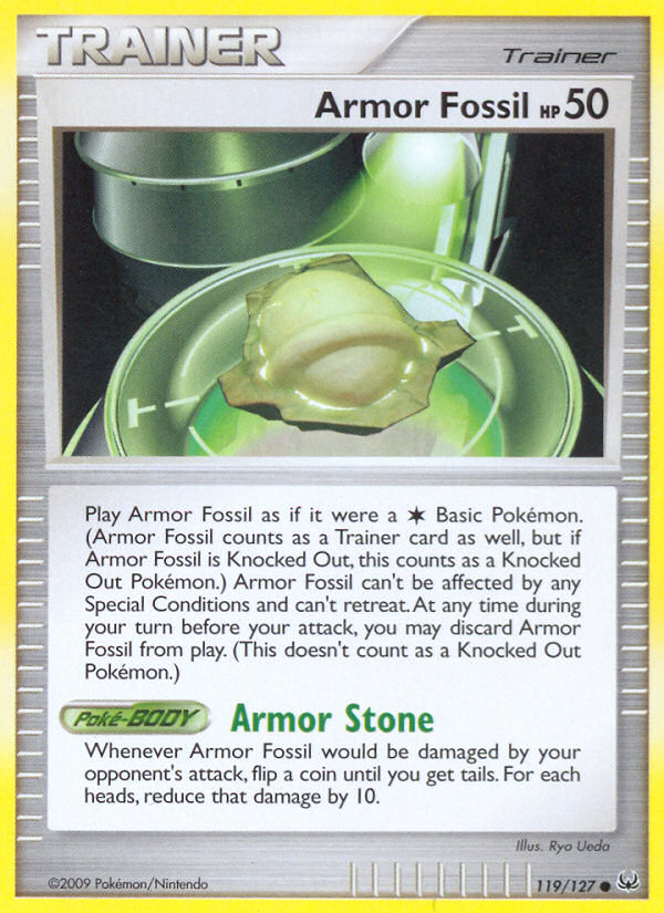 Armor Fossil — illustrated card