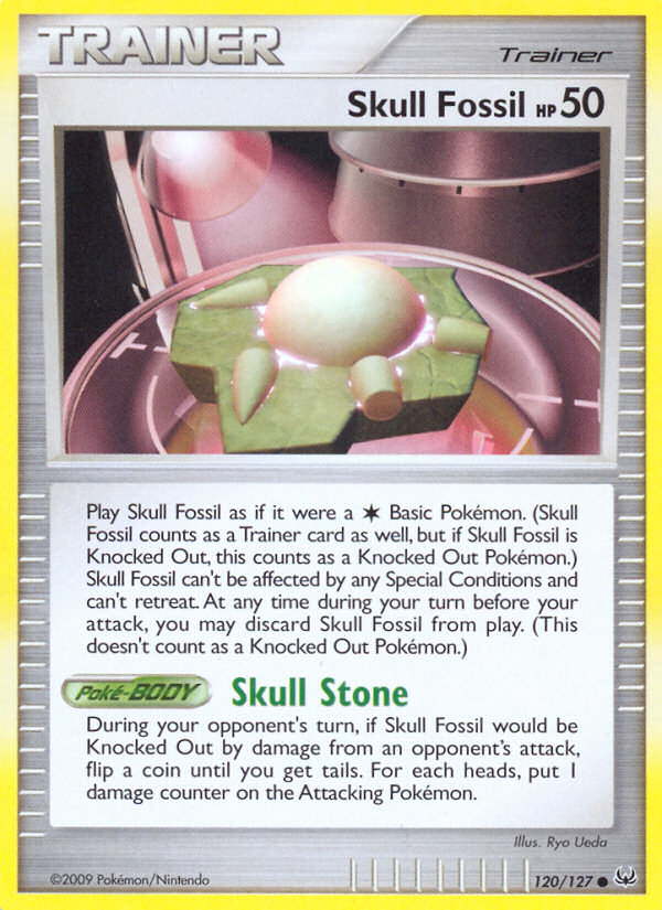 Skull Fossil — illustrated card