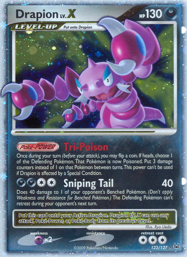 Drapion LV.X — illustrated card