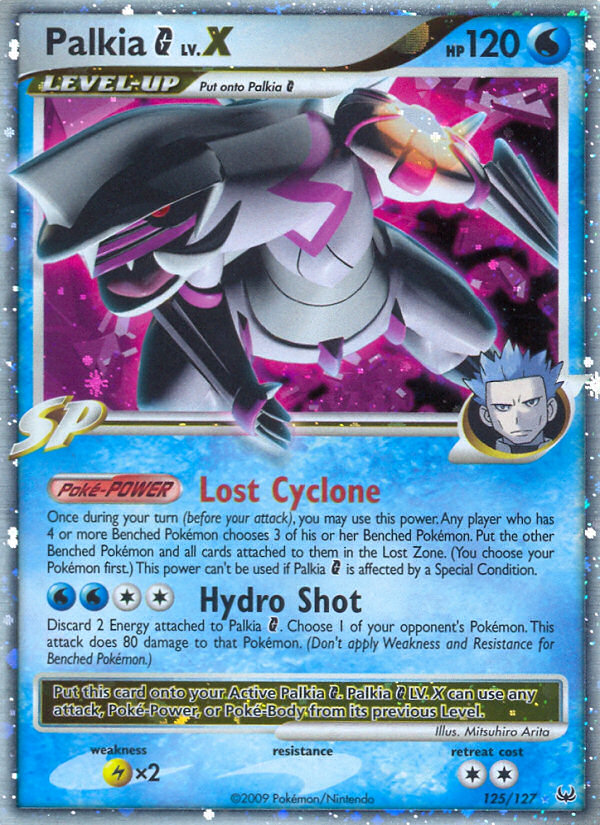 Palkia G LV.X — illustrated card