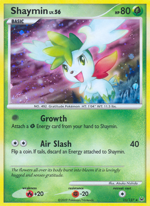 Shaymin — illustrated card