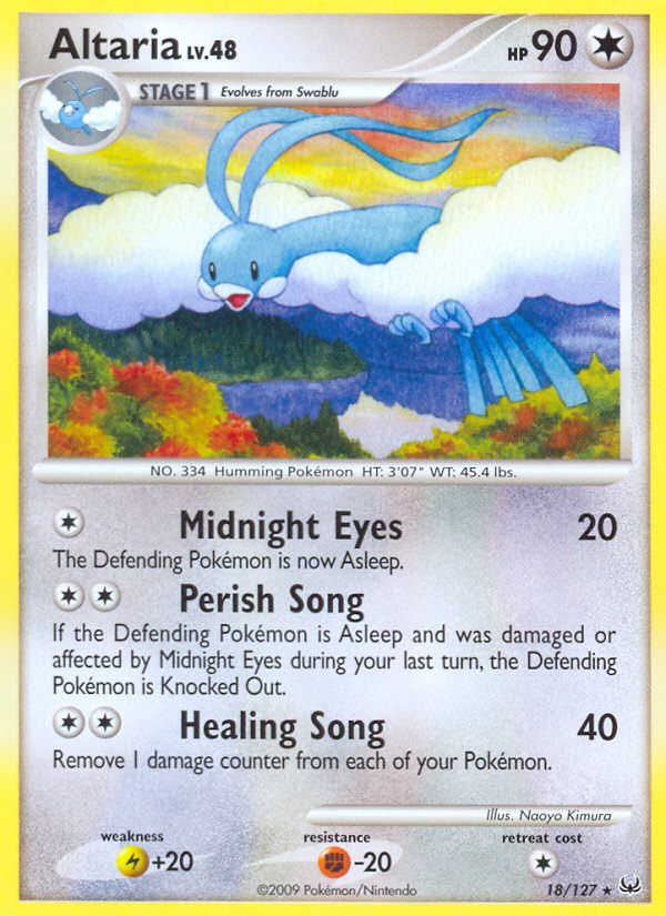 Altaria — illustrated card