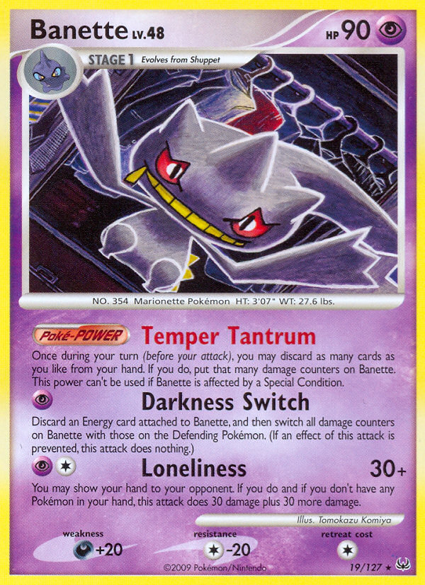Banette — illustrated card