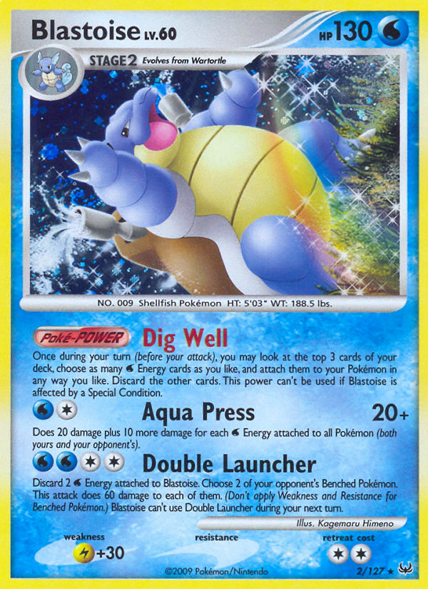 Blastoise — illustrated card
